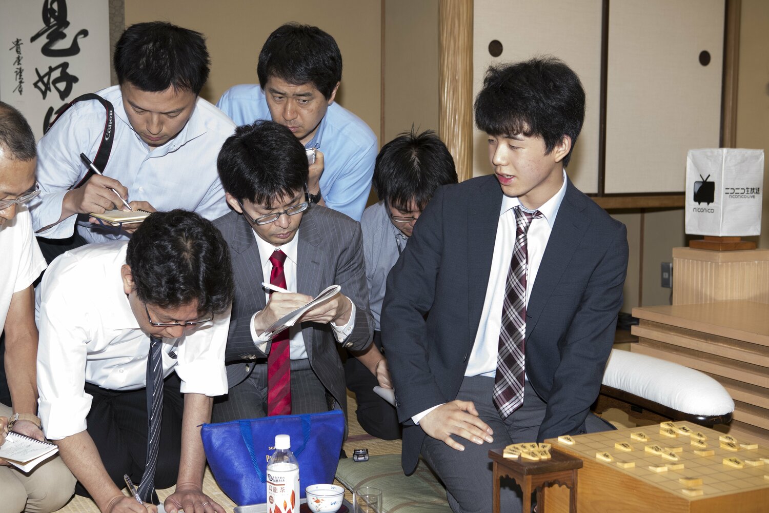 2017年6月、連勝中で快進撃真っ只中の藤井　©Tadashi Shirasawa