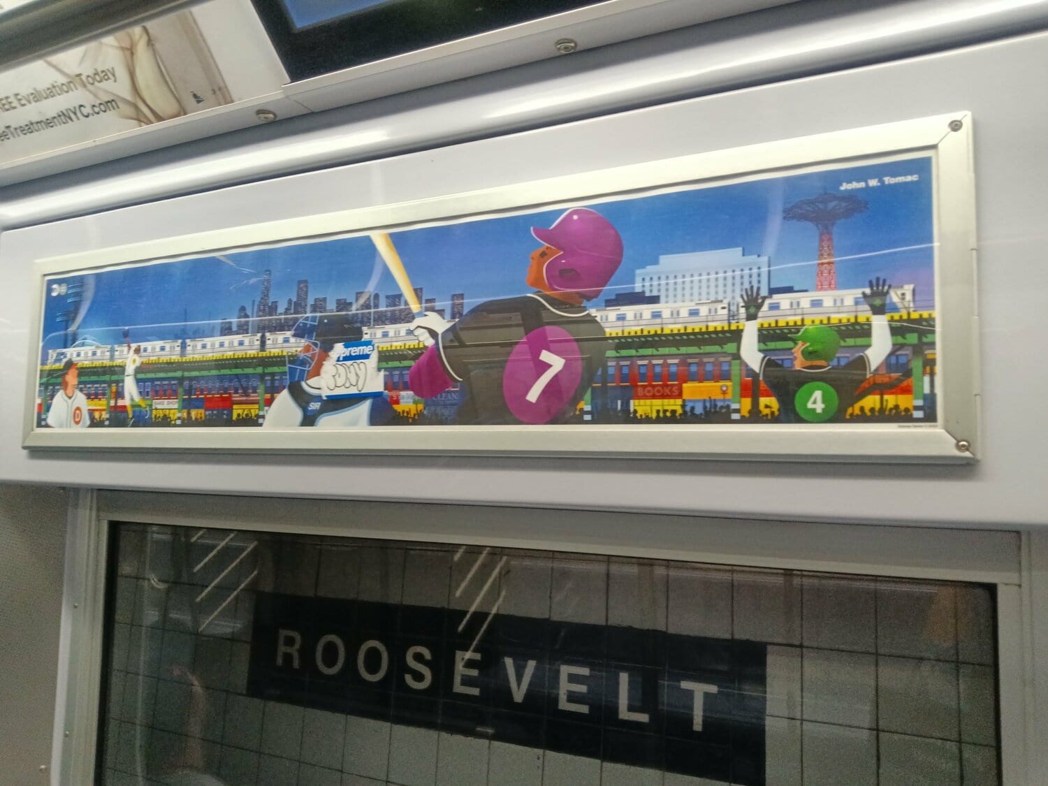 ニューヨークの地下鉄で撮影（写真=筆者）