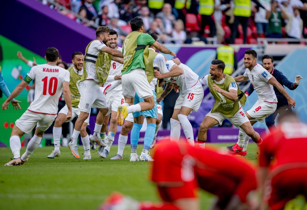 ウェールズを下したイラン　©Getty Images