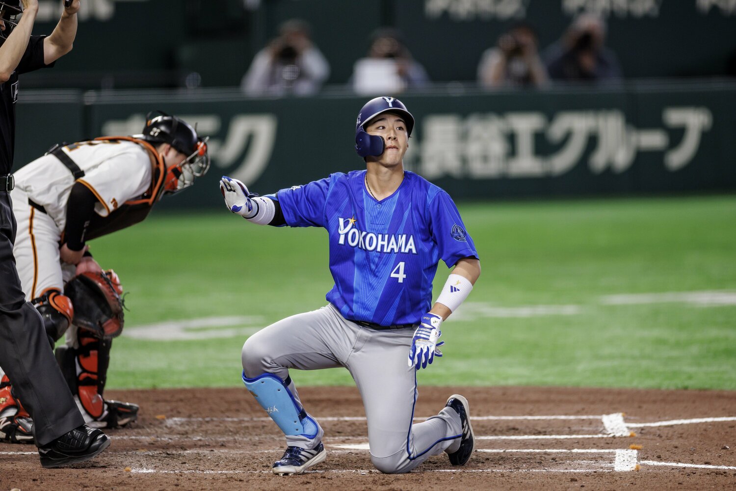 確実に成長の歩を進めている度会　©Kiichi Matsumoto