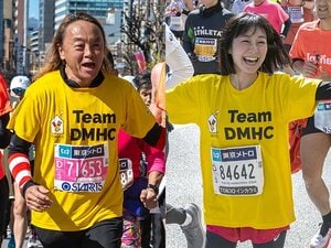 北澤豪と高田夏帆が東京マラソン2024を完走！「沿道で応援してくれる人も含めたTeam DMHCの輪をさらに広げていきたい」