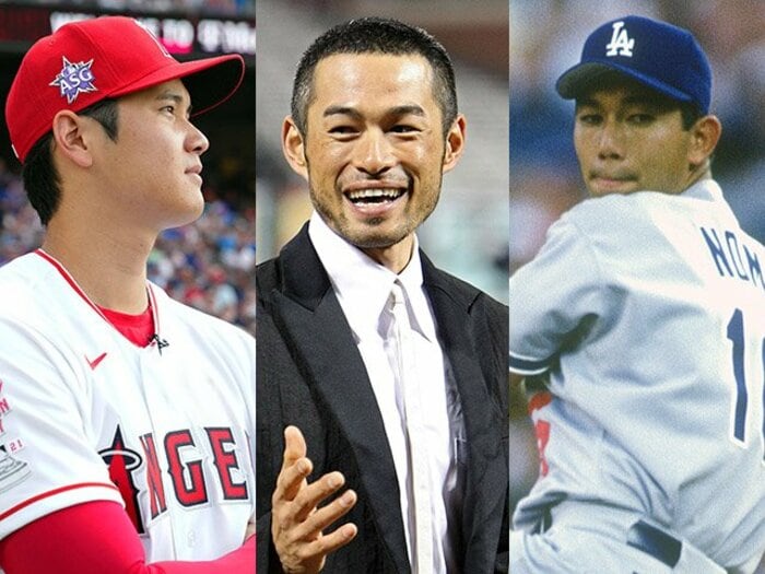 大谷翔平が挑むオールスター日本人伝説… イチロー「足痛いのに回すのかよ～」でランニング本塁打、野茂英雄のトルネード旋風＜Number Web＞ photograph by Getty Images