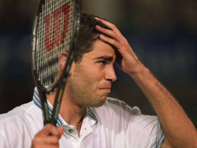 男子テニス　チャンピオン　証明書付き　ピート・サンプラス　直筆サイン入りフォト 男子テニス チャンピオン 証明書付き ピート・サンプラス 直筆