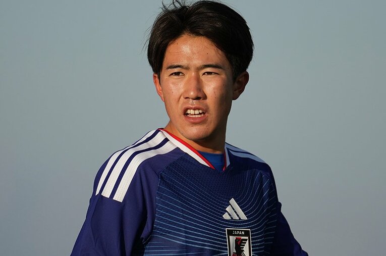 北中米W杯メンバー入りも期待される佐藤龍之介は、現在U-23アジアカップで活躍している ／ photograph by Masashi Hara/Getty Images