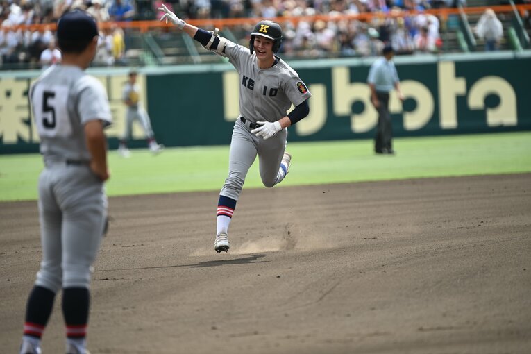 丸田湊斗「史上初、決勝で先頭打者HR」（4枚目／計4枚）　©Naoya Sanuki