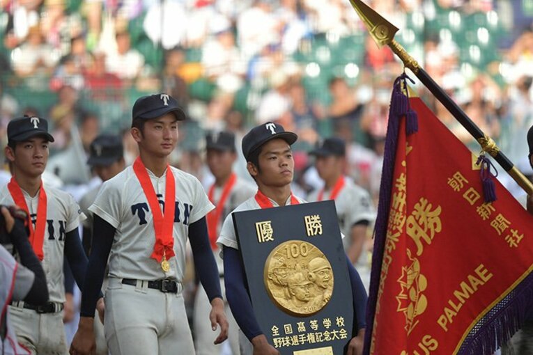 昨年度の優勝校・大阪桐蔭 ／ photograph by Hideki Sugiyama