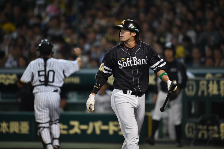 広島商業高出身の柳田悠岐は県大会ベスト4が最高成績　©Hideki Sugiyama