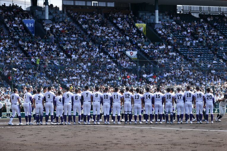 2024年夏の甲子園、西日本短大付に敗れた金足農　©Shigeki Yamamoto
