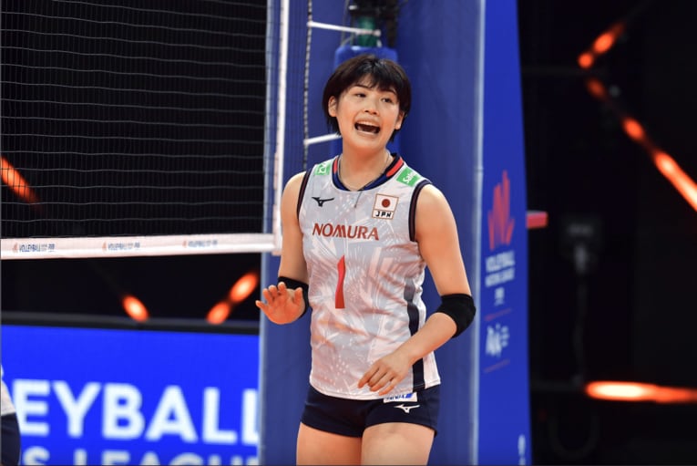 VNL中国戦　©︎FIVB