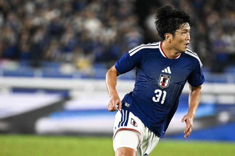 エクアドル戦で先発した谷村だが、本領発揮とはいかなかった　©Asami Enomoto