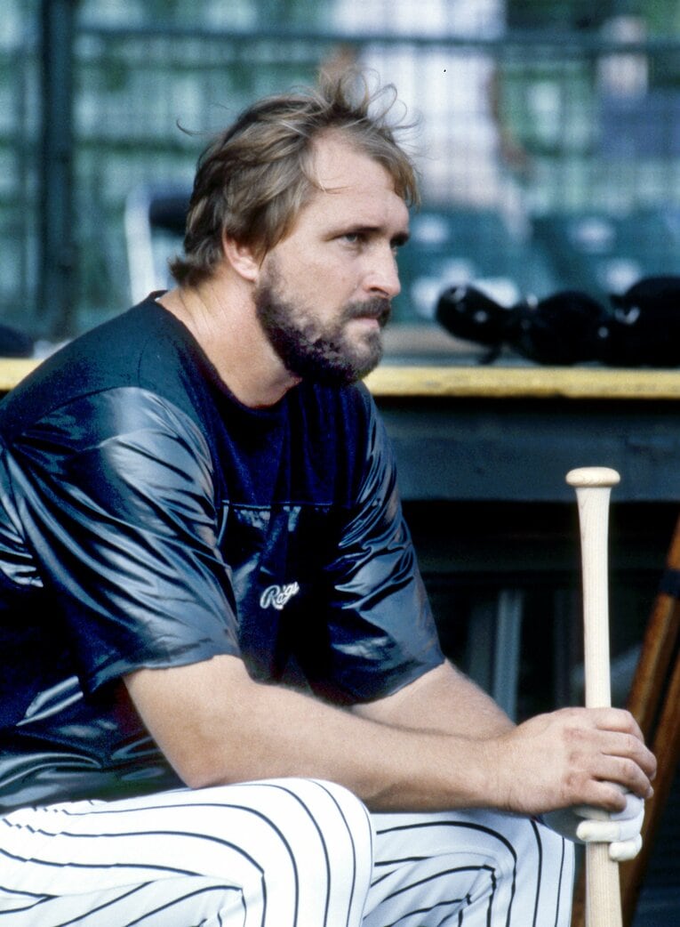 1988年シーズン途中に阪神を退団したランディ・バース　©Sankei Shimbun