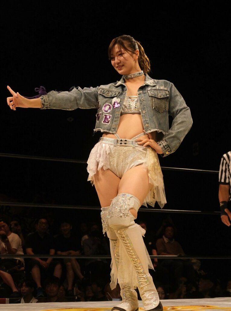 マリーゴールドの人気女子レスラー・後藤智香　©Norihiro Hashimoto