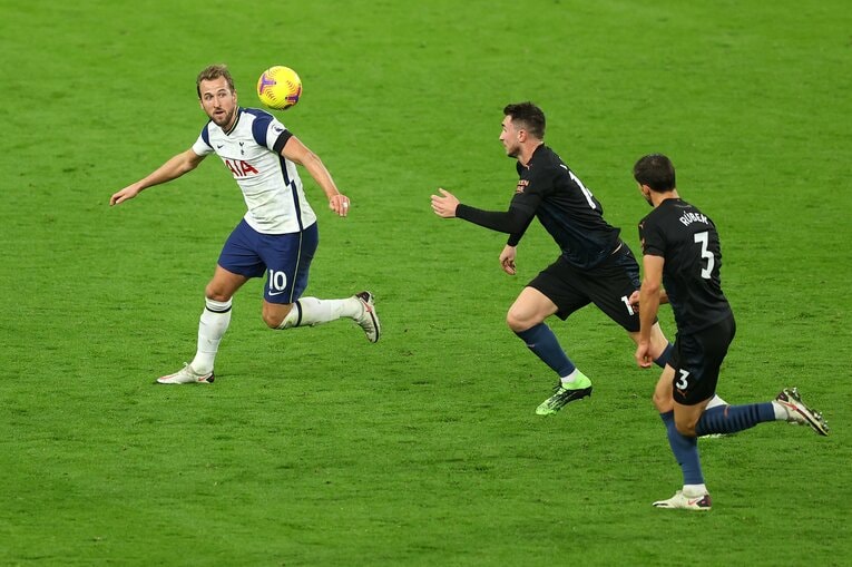 2020-21シーズンのトッテナムvsマンチェスター・シティ　©Getty Images