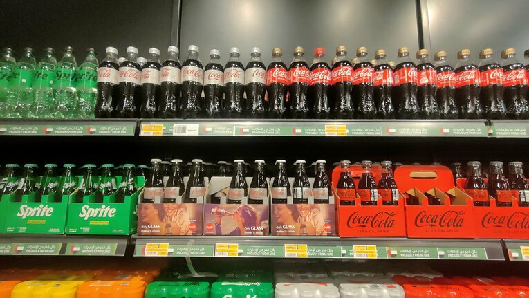 コカコーラがずらり　©Junsei Chida