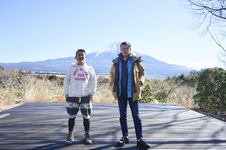 左が藤村忠寿氏、右が嬉野雅道氏　©Doudesou
