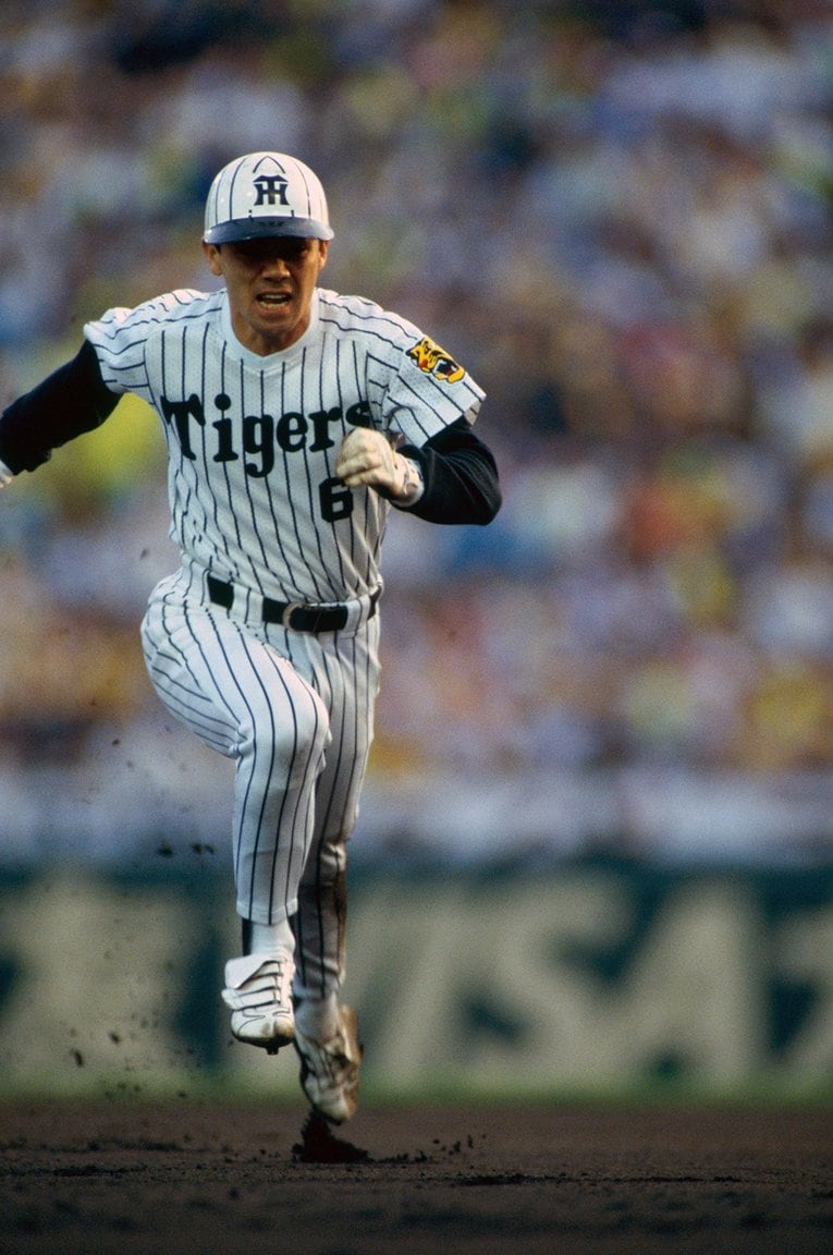 現役時代の和田豊　©Kazuaki Nishiyama