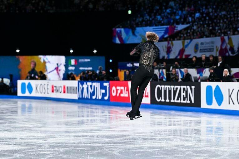 GPファイナルで圧巻の優勝を果たしたイリア・マリニン　©Asami Enomoto