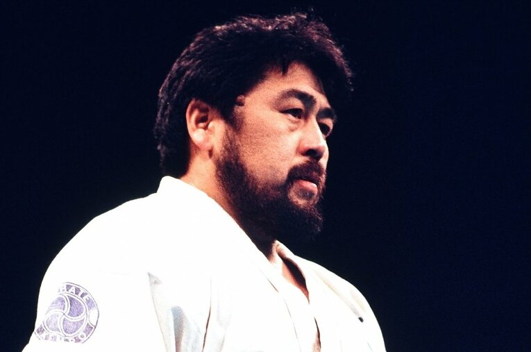 大仁田厚との激闘など、印象的なバトルを繰り広げた青柳政司。プロレスと空手の両輪で活躍した稀有なレスラーだった ／ photograph by Essei Hara