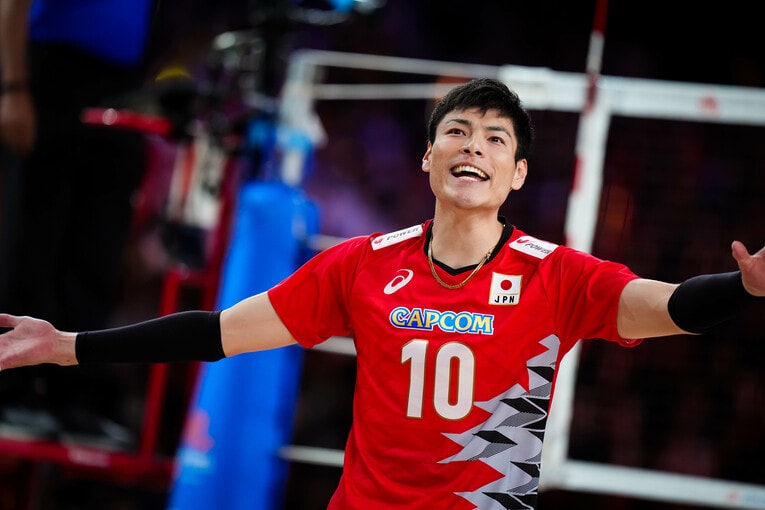 高橋健太郎（VNLドイツ戦）　©︎Volleyball World