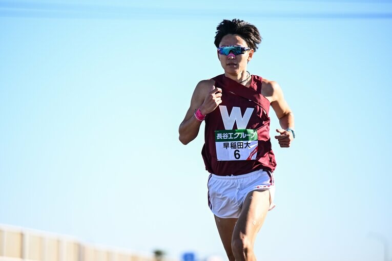 早稲田大の井川龍人　©Nanae Suzuki