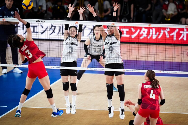古賀紗理那（VNL韓国戦）©︎Volleyball World