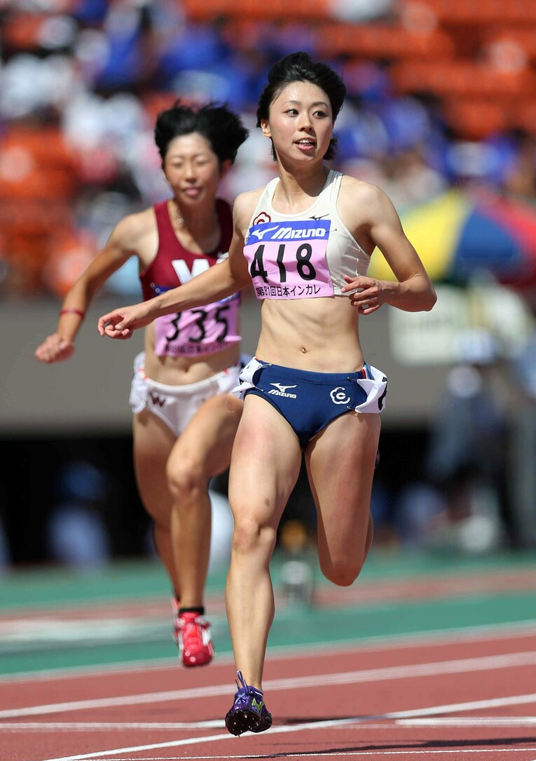 ロンドン五輪にも出場した中京大学時代の市川さん【スワイプするとそのほかの写真もご覧になれます】　©JIJI PRESS