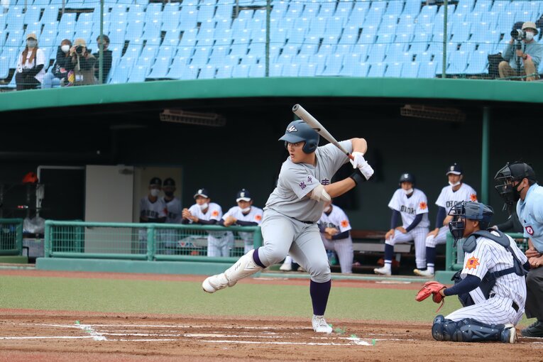 最新写真　6月9日に行われた東北大会初戦の佐々木麟太郎　©Genki Taguchi
