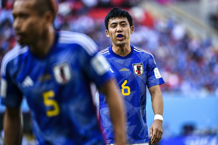 コスタリカ戦でもディフェンス面で大きくチームに貢献した遠藤航　©Takuya Sugiyama