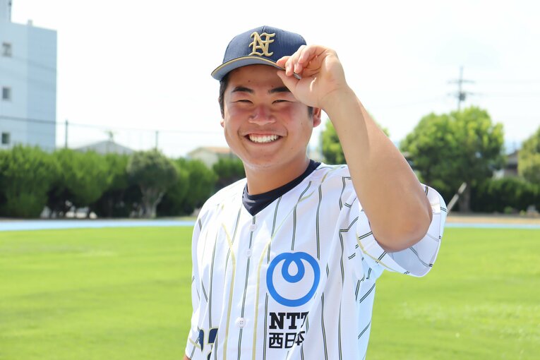 2018年、大阪桐蔭の盤石な投手陣を支えたキャッチャー・小泉航平。現在はNTT西日本に所属　©Genki Taguchi