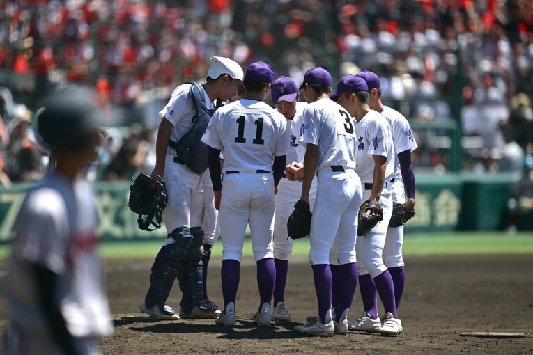 【激闘甲子園の記録】準優勝・関東一の必死の戦いぶりと品格ある表彰式の様子　©Hideki Sugiyama