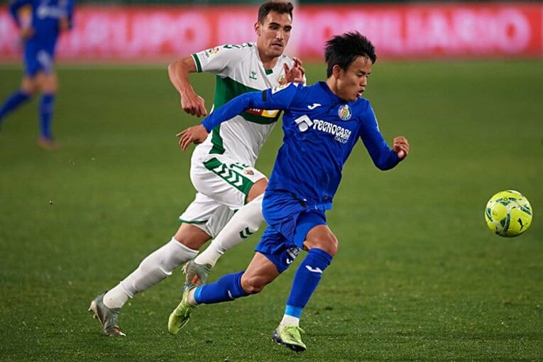 エルチェ戦での久保は約30分でチームに勝利をもたらした(c)Getty Images