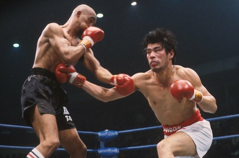 1985年2月5日、赤井英和をKOした大和田正春の左フック。「拳の感覚はいまも覚えている」 ／ photograph by BBM