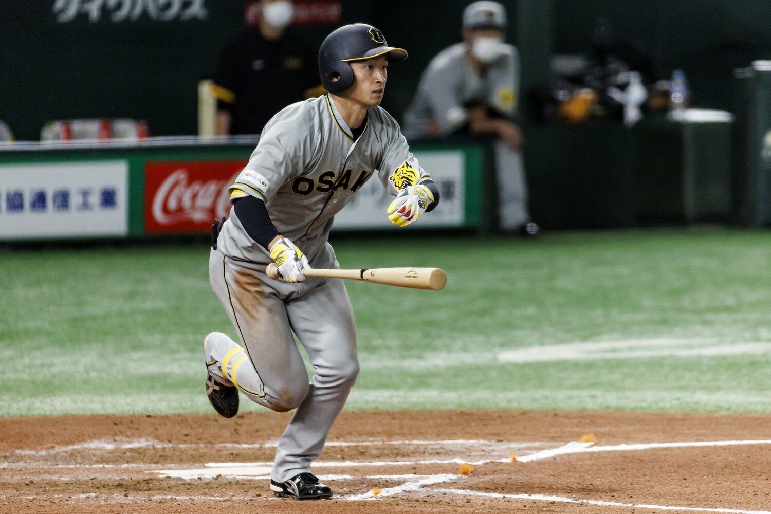 俊足巧打の近本光司 ©Kichi Matsumoto