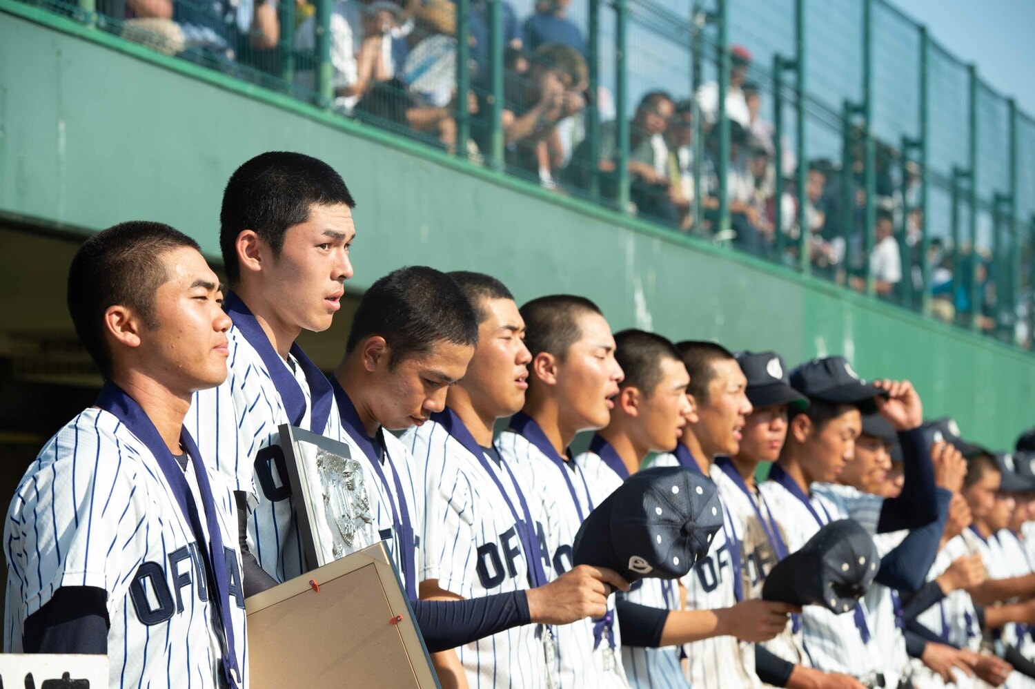 2019年7月25日、岩手県大会決勝で花巻東に2-12で敗れ、大船渡高・佐々木朗希の“最後の夏”は終わった　©Asami Enomoto