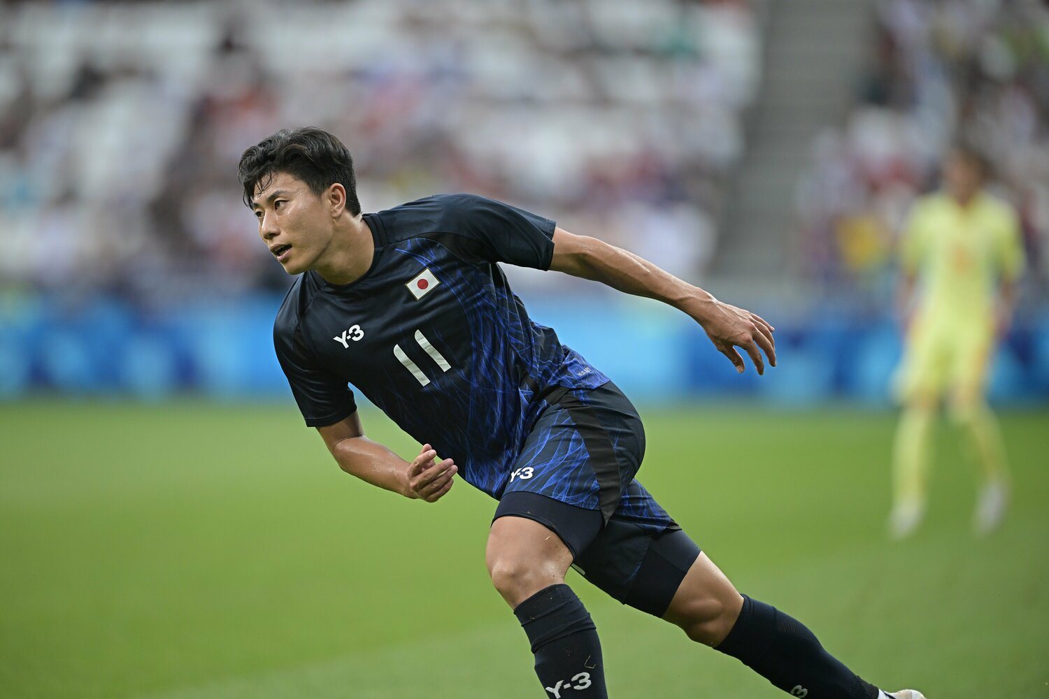 アジアカップを経験した細谷真大。U-23代表のエースとして奮闘した　©Takuya Kaneko/JMPA