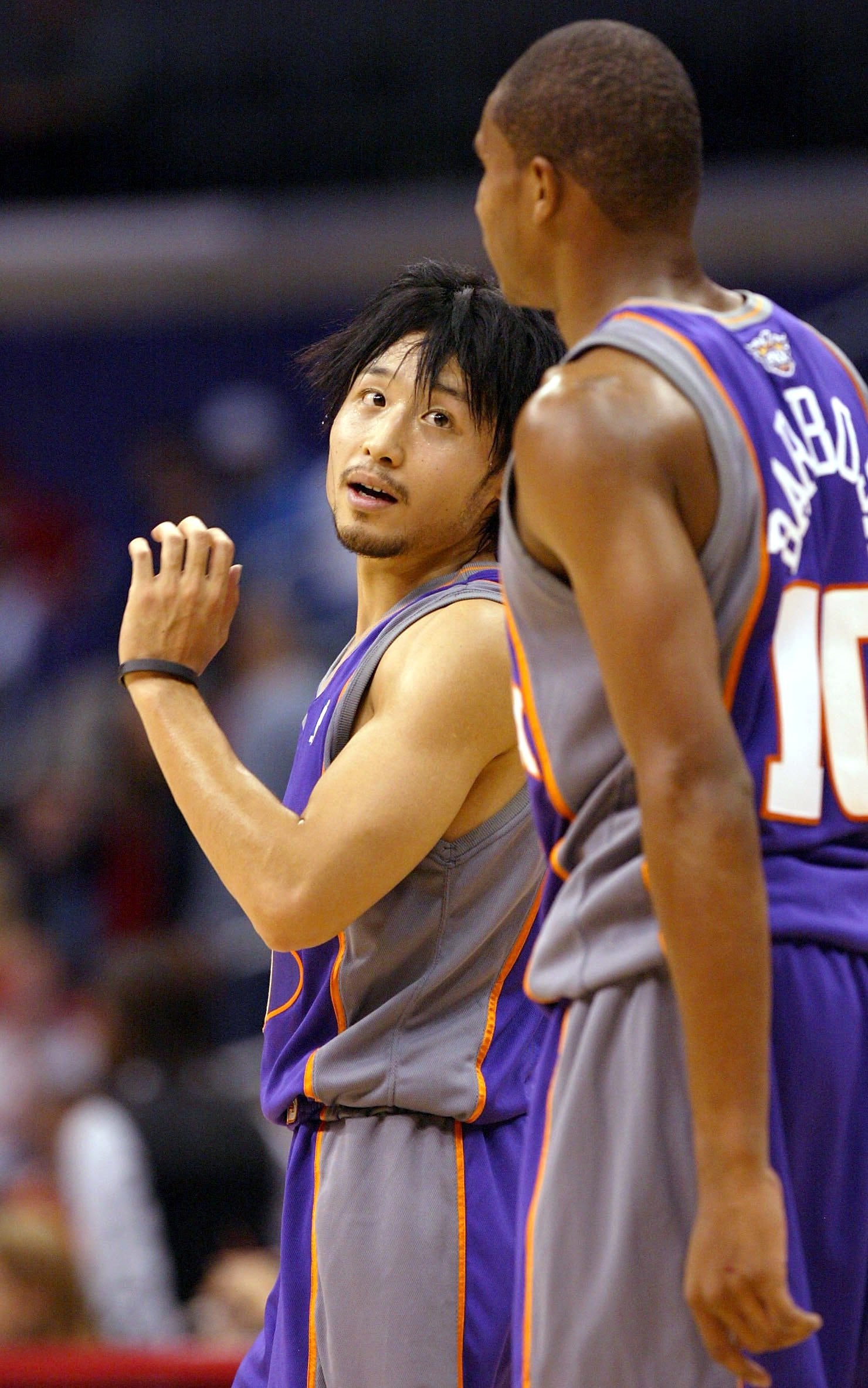 日本人として初の日本人選手となった田臥雄太 ©︎Getty Images