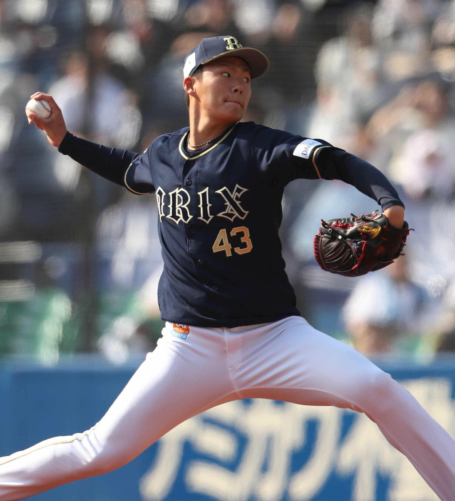 プロ2年目、リリーフ時代の山本由伸 ©JIJI PRESS