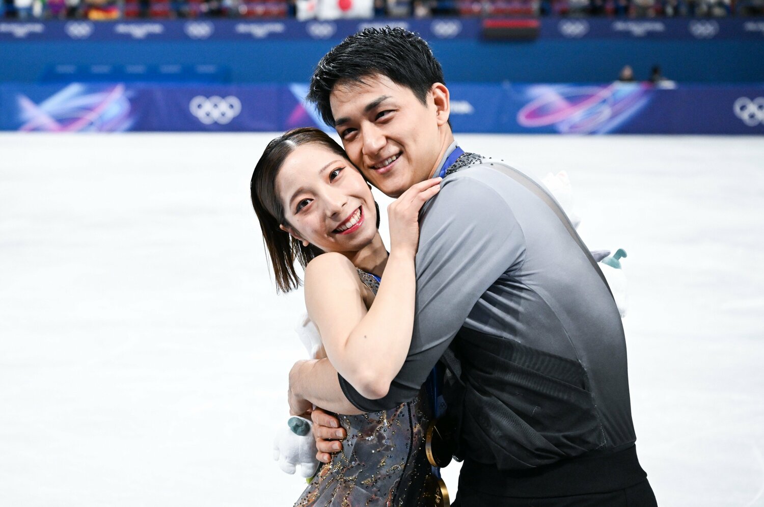 りくりゅうペアの五輪での得点はロシア・GPファイナル優勝ペアを上回っていた ©Asami Enomoto/JMPA