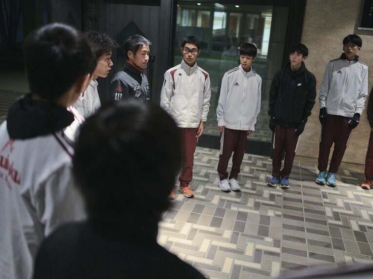 7時頃には撤収となる。練習時間は正味、2時間弱　©Yuki Suenaga