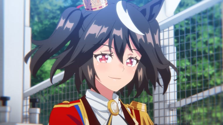 スタート前には柔らかな表情も　©2023 アニメ「ウマ娘 プリティーダービー Season 3」製作委員会