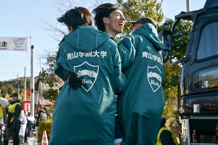 【黒田朝日レア写真】走り終えた直後もニコニコ（4年時。写真は続きます）　©Nanae Suzuki