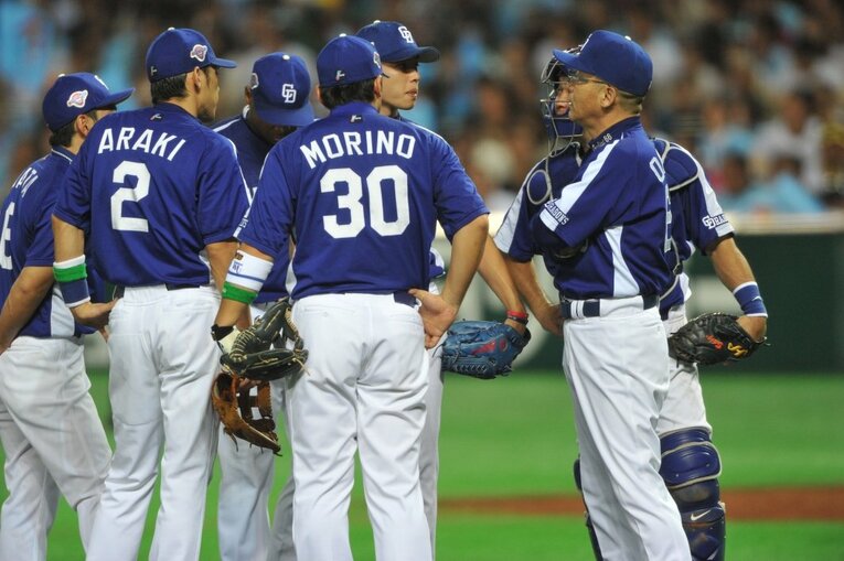 2011年の中日と落合監督　©Hideki Sugiyama