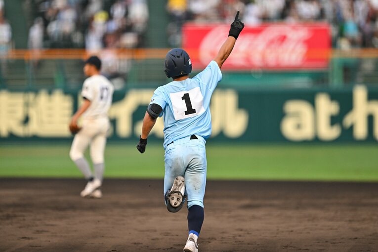 【3回戦・対海星戦】あの満塁弾の打席　©Nanae Suzuki