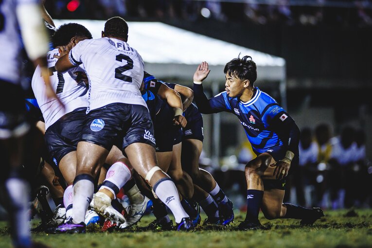 難敵フィジーを相手に劇的な逆転勝利を収めたフィジー戦　©Kiichi Matsumoto