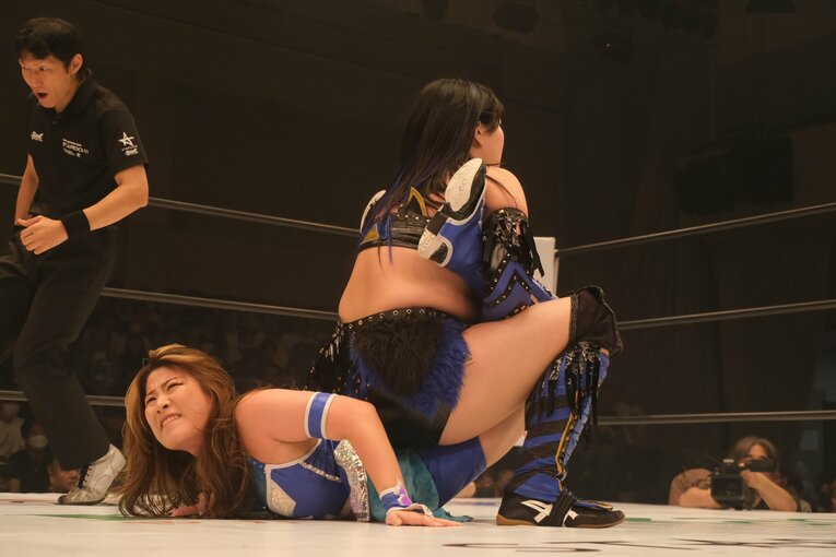 スターダムの大学生レスラー・妃南　©Norihiro Hashimoto