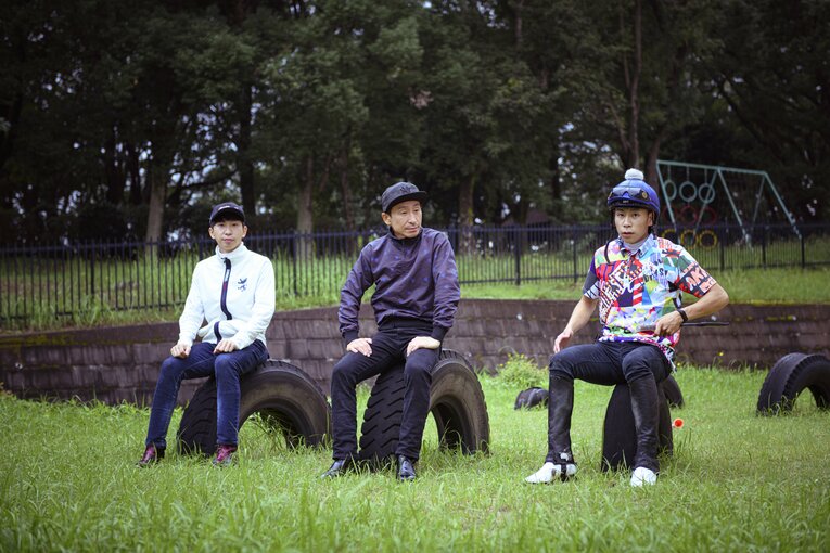 2020年に行われた横山親子の鼎談　©Takuya Sugiyama