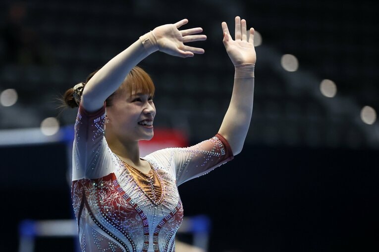 NHK杯で笑顔の杉原愛子　©Getty Images