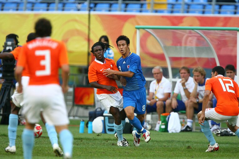 本田圭佑（2008年北京五輪）©︎JMPA