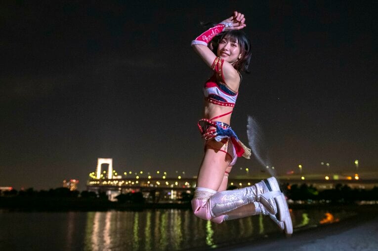 「芸能人に何ができる」批判も…大河出演女優・向後桃が辿り着いた“約束の地”「私はスターダムでプロレスがしたい」《特別グラビア》(21)