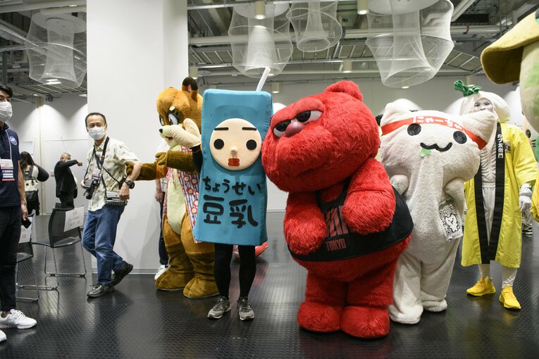 それぞれのSNS用に写真撮影もバッチリだ　©Hirofumi Kamaya